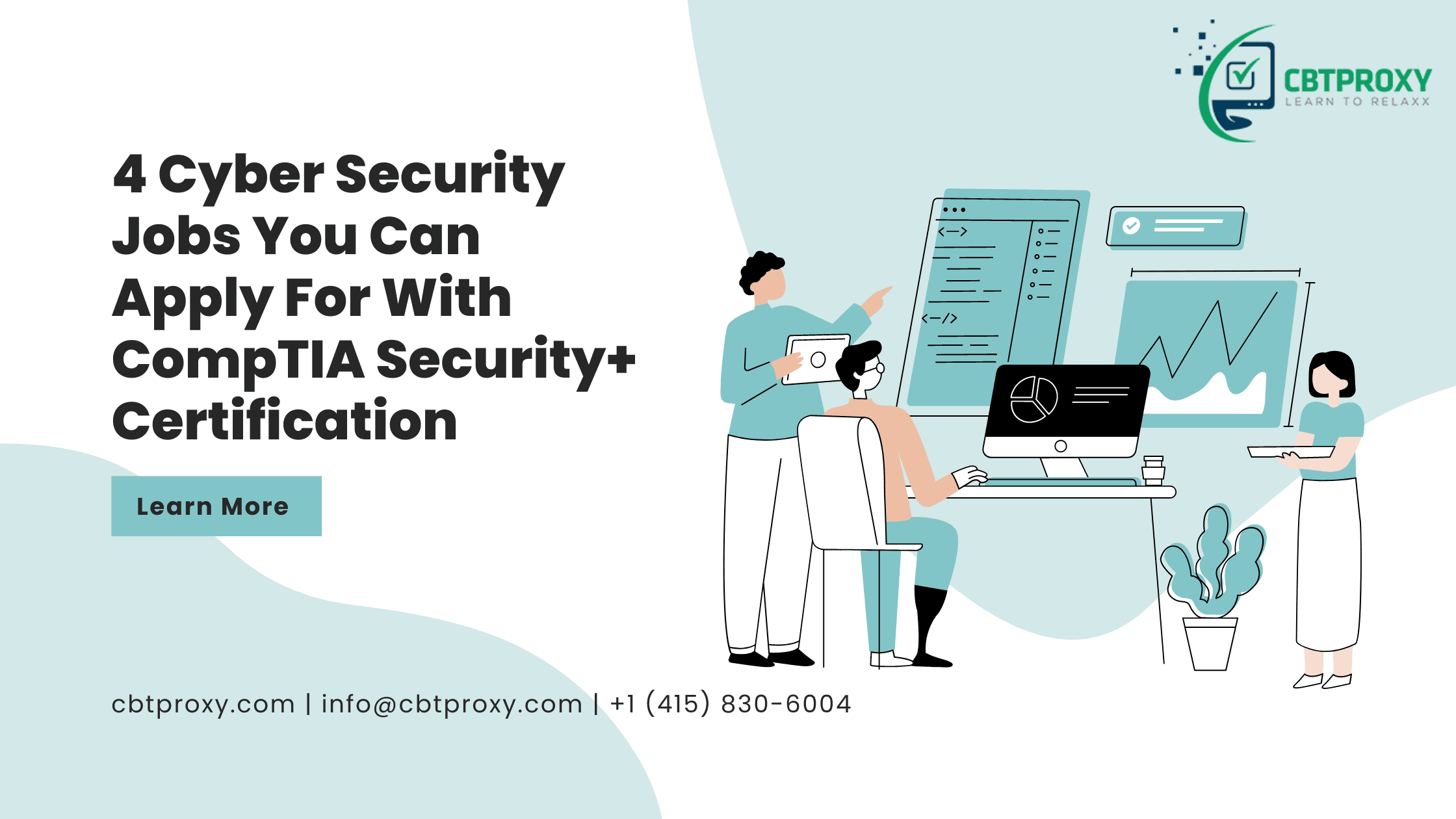 CompTIA Security+認定資格で応募できるサイバーセキュリティ関連の仕事4選 • CBTPROXY
