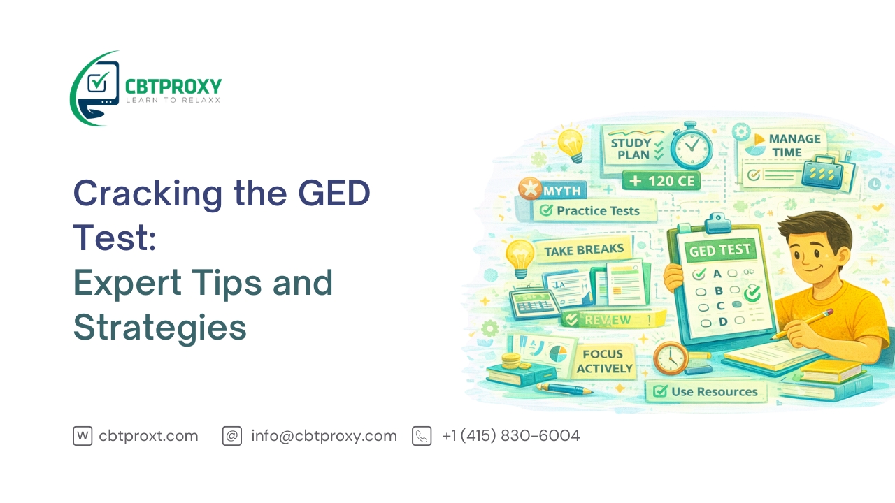 Cracking the GED Test: Expert Tips and Strategies • CBTPROXY
