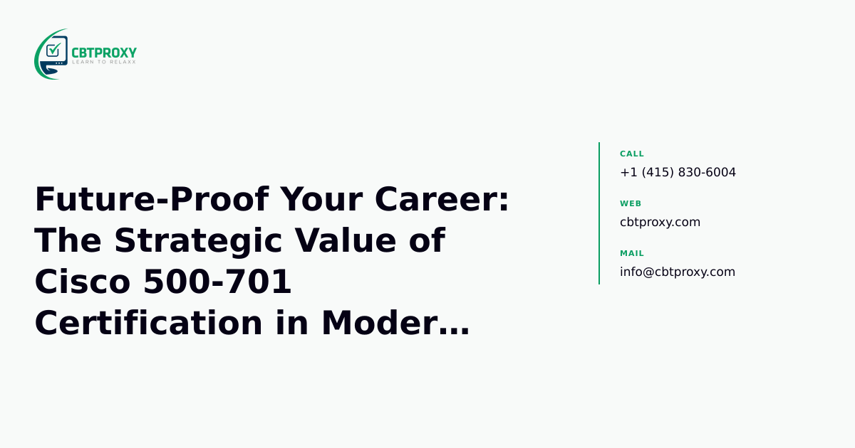 Future-Proof Your Career: The Strategic Value o...